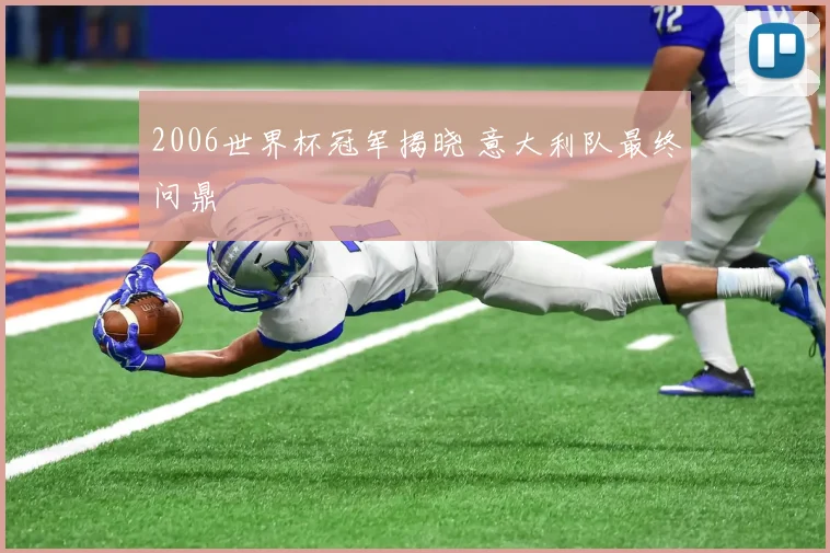 2006世界杯冠军揭晓 意大利队最终问鼎